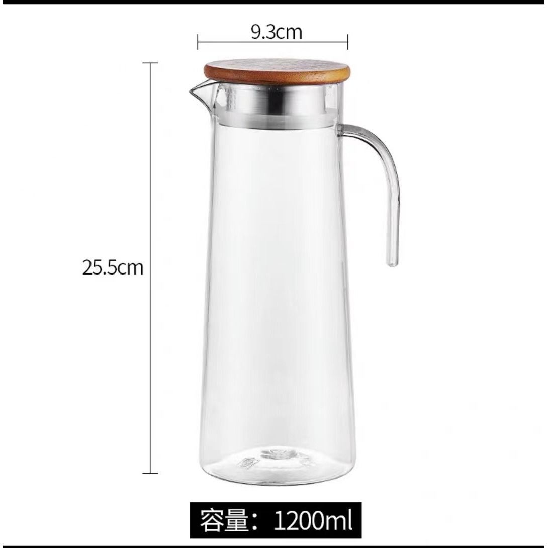 Jarra de acrílico olla de jugo de plástico hervidor de agua fría restaurante bar KTV olla de bebidas resistente a altas temperaturas olla de limón a prueba de explosiones