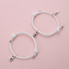 Magnetic bracelet for beloved suitable for men and women, woven accessory, wholesale