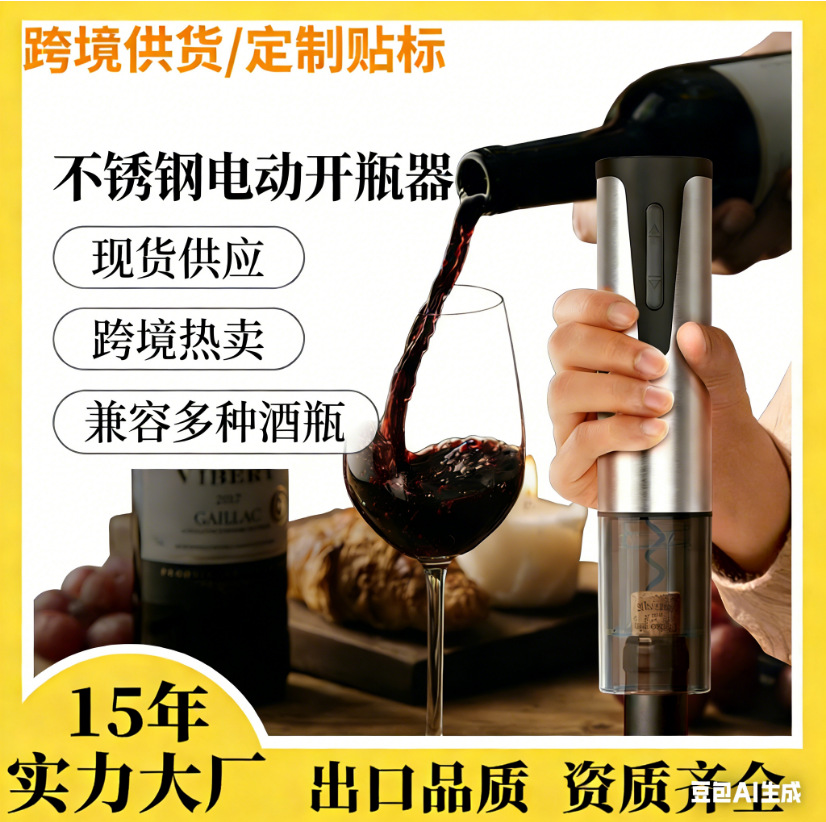 Botellas de vino tinto, botellas domésticas, botellas de acero inoxidable portátil de alta calidad, pequeño tapón de conductor de carga sedoso
