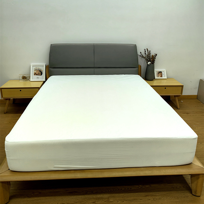 Warp knitted brushed cloth waterproof mattress protective cover waterproof bed sheet fitted sheet wholesale cross-border Amazon