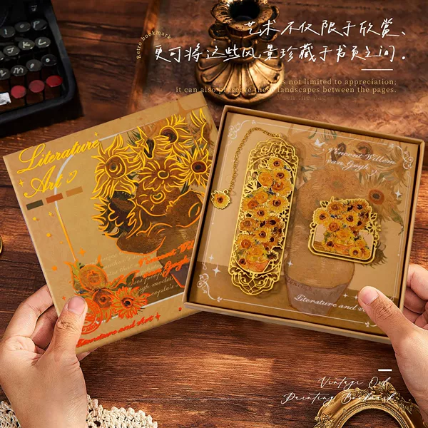 Metal gift box, set