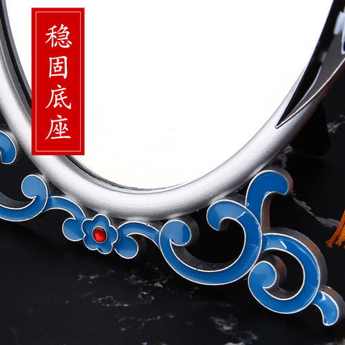 Peking Opera Facial Makeup Portrait Mirror Frame as a Unique Chinese Craft Gift for International Affairs and Business