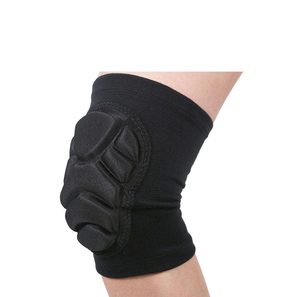 Esponja engrosada deportes rótula danza rodilla rodillera protección voleibol rótula cubierta de punto de nylon al por mayor