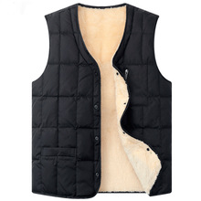 秋冬季棉服男女马夹情侣坎肩工作服加绒加棉马甲加绒加厚背心