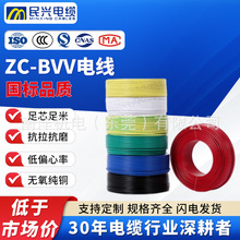 BVV双塑10 16 25 35 50 70平方硬线国标纯铜芯民兴电缆电线