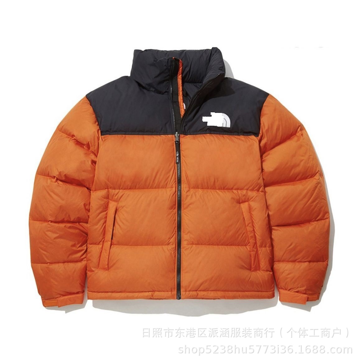 1996 chaqueta de algodón bordada clásica para hombres y mujeres 2024 pareja de invierno de collar vertical ropa de pan a prueba de frío