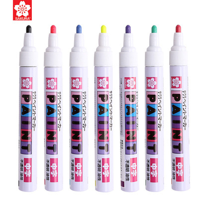 [Precio fresco] japonés flor de cerezo color pintura pluma marcador aceitoso arte gancho pluma firma pluma pintura reparación