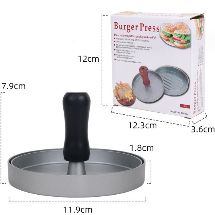 Prensador de carne transfronterizo, prensador de carne, molde de prensado de carne, relleno de carne, utensilios de cocina domésticos