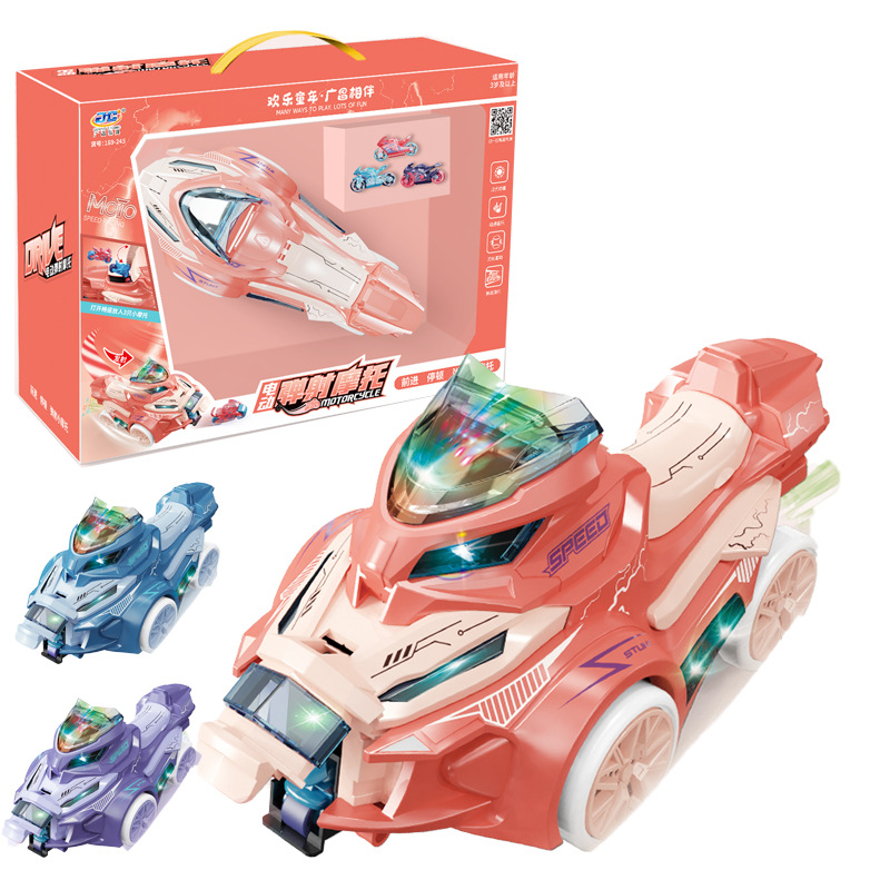 electric universal lightweight motorcycle for boys with light music