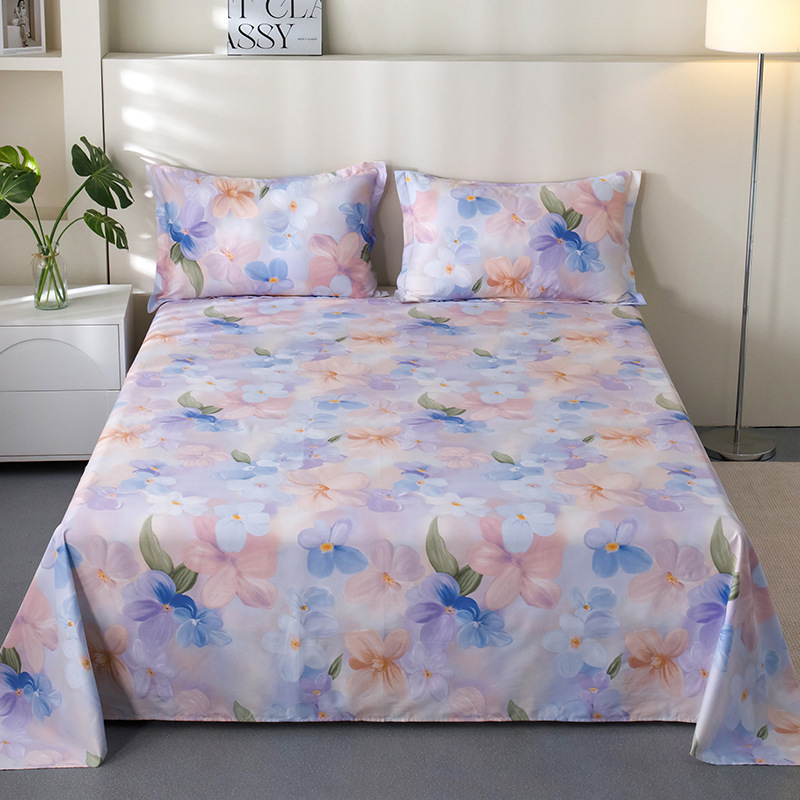 100% algodón sábanas dormitorio de estudiantes cubierta de cama individual niños de verano una sola pieza engrosada edredón al por mayor image 51
