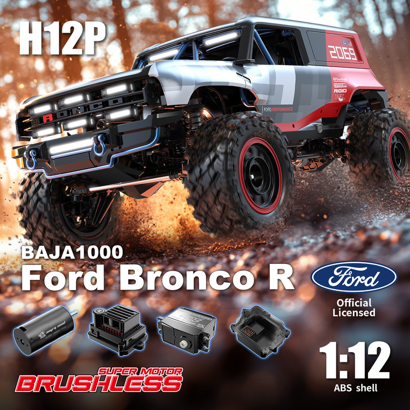 Hyper Go Mjx H12P Mjx High-Speed Big-Wheel Climbing Off-Road Remote Control Car Hobbycar