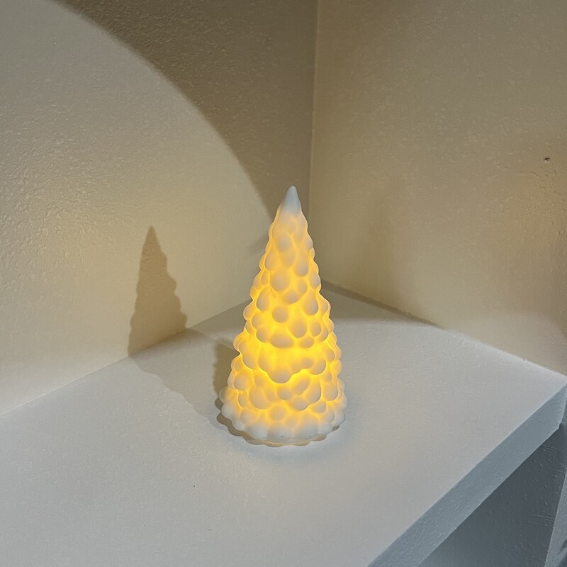 セラミッククリスマスツリーナイトライト家庭用インスタ风雰囲気感装饰北欧クリエイティブデスクトップ置物シーンアレンジ|undefined