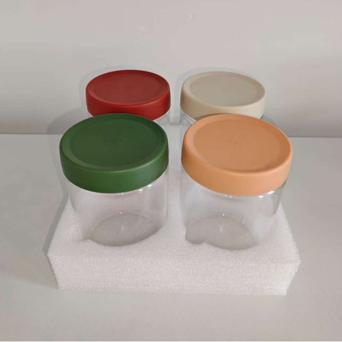 Tanque sellado de vidrio de grado alimenticio Tanque de almacenamiento a prueba de humedad de cocina Tanque sellado de nueces de té y bocadillos