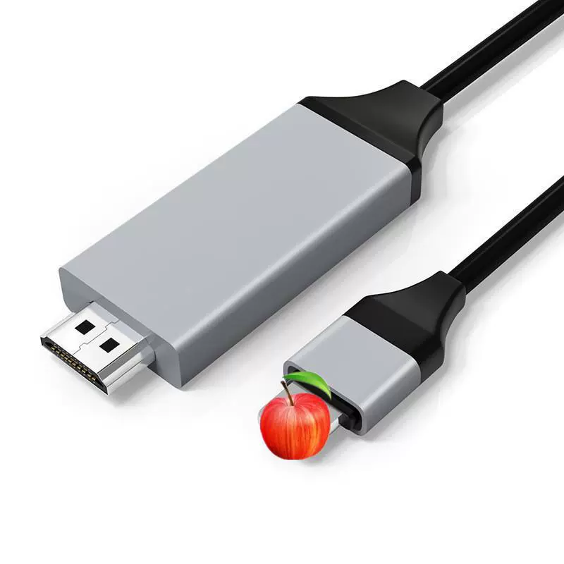 Совместимо с кабелем Apple HD линии Lightning на HDMI, кабель Apple mobile phone на HDMI, вывод на одном экране