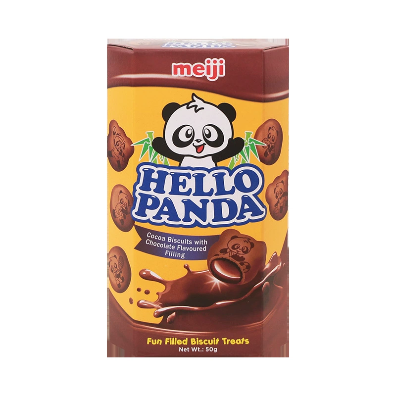 Сингапурский импортный снекас Meiji/Meiji панда рисунок сендвич печенье дети успокаивающее повседневное 50г