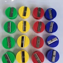 厂家直供圆形迷你卷笔刀小巧简单实用削笔器铅笔刨儿童削笔刀礼品