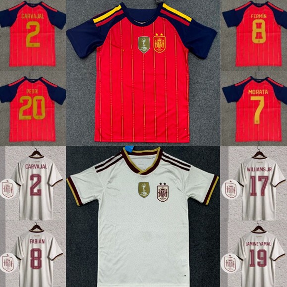 Usa, Canada, and Mexico National Team Spain Two-Star Home Football Jersey Yamal William Away Fan Thai Version Jersey Usa, Canada, and Mexico National Team Spain Two-Star Home Football Jersey Yamal William Away Fan Thai Version Jersey