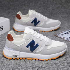 Men's sneakers 2024 spring new men's breathable mesh running casual sports shoes women's shoes fashion couple shoes