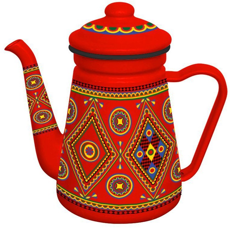 Esmalte de café olla de vino de saliva fina esmalte de café mano olla de mantequilla olla grúa boca olla fría hervidor de vino olla de vinagre