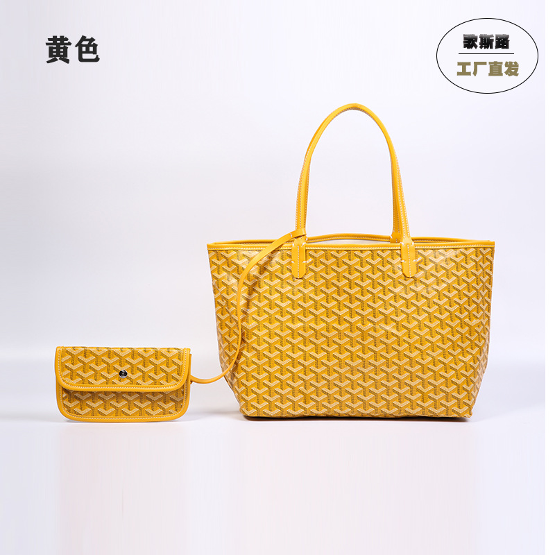 2023 nuevo perro diente bolsa de hombro portátil de lona de cuero bolsa de compras de gran capacidad carta de Las Mujeres cesta de verduras bolsa