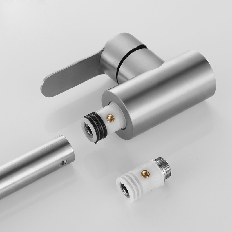 Kitchen faucet, stainless steel sink, cold and hot belt, ball bearing, swivel, universal household sink manufacturer wholesale undefined