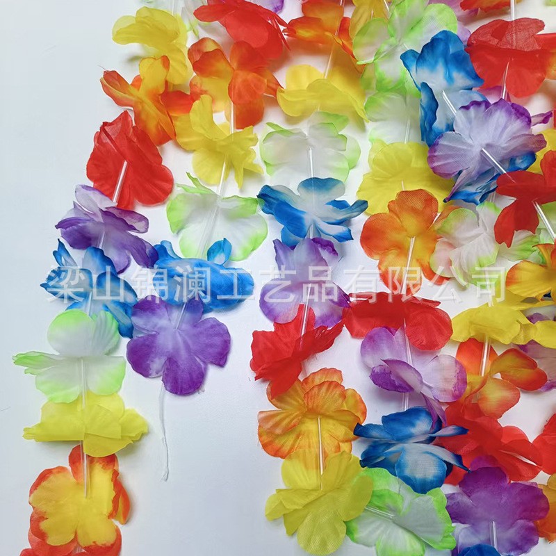 Nuevo 6 metros de largo guirnaldas de espectáculo de playa de baile ropa colgante guirnaldas de color accesorios de rendimiento fabricantes en stock