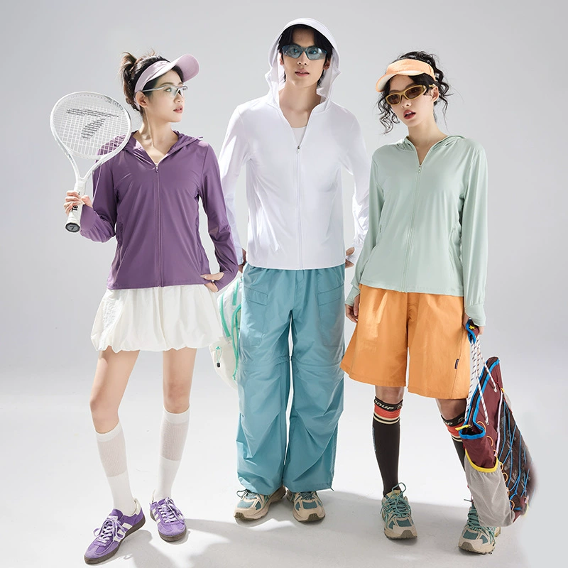 Солнцезащитная одежда для пар, охлаждающая, приятная к коже, дышащая, с защитой от ультрафиолета, солнцезащитный козырек, солнцезащитная одежда для рыбалки на открытом воздухе для мужчин и женщин, UPF50+