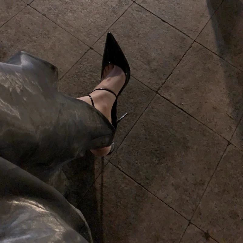 Summer shoes pointy toe high heels, sexy elegant high sandals