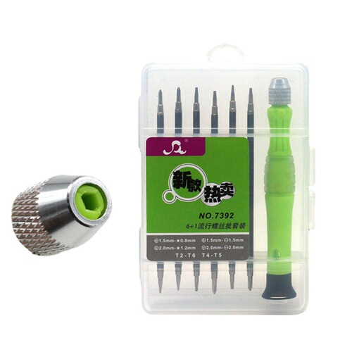 7392 multi-function screwdriver set 7 telecommunications disassembly screwdriver sub-combination in 1 multi-purpose mobile phone repair tool