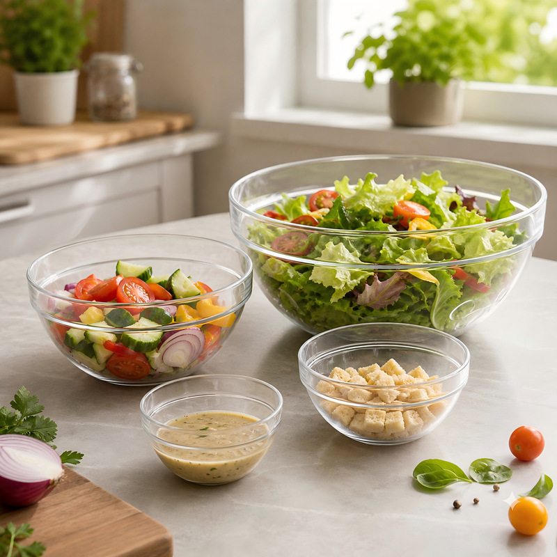 Acrylic salad bowl, transparent spicy hot pot round bowl, high-temperature resistant plastic tea and water basin, food preparation basin for restaurant use
