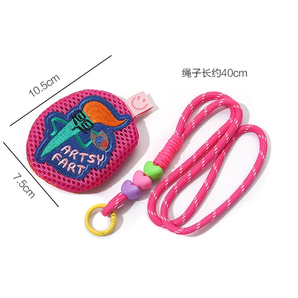 New Style Hanging Neck Rope Anti-Mosquito Bag Storage Bag Pendant Coin Purse Cute Portable Pendant Keychain Small Bag Anti-Lost