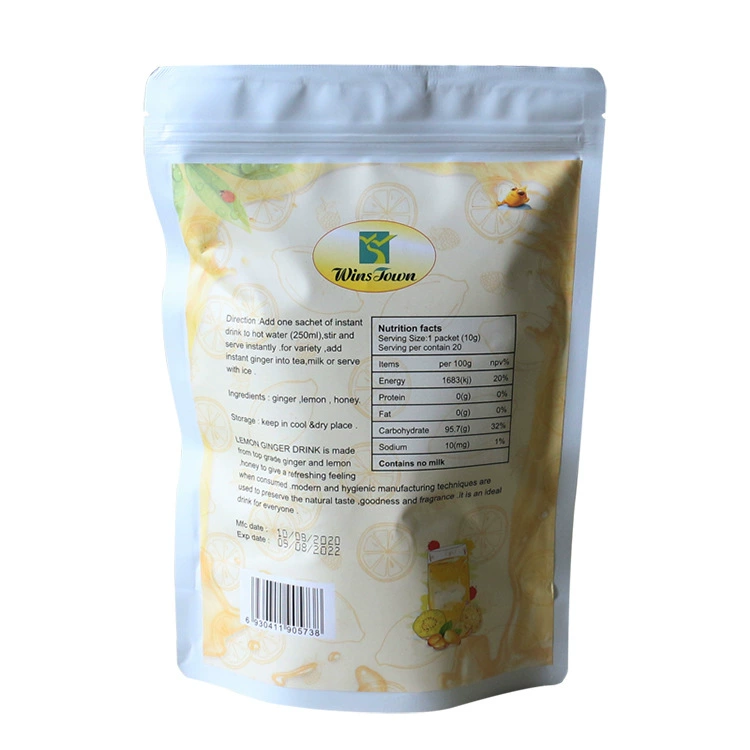 Cross-border spot lemon ginger tea Lemon ginger tea instant tea solid beverage foreign trade source manufacturer