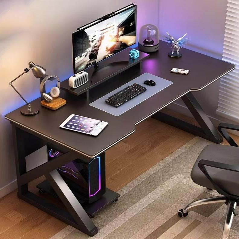 Desktop Computer Table Home Office Desk Student Writing Desk Bedroom Table Workbench Live Broadcast E-Sports Table and Chairs