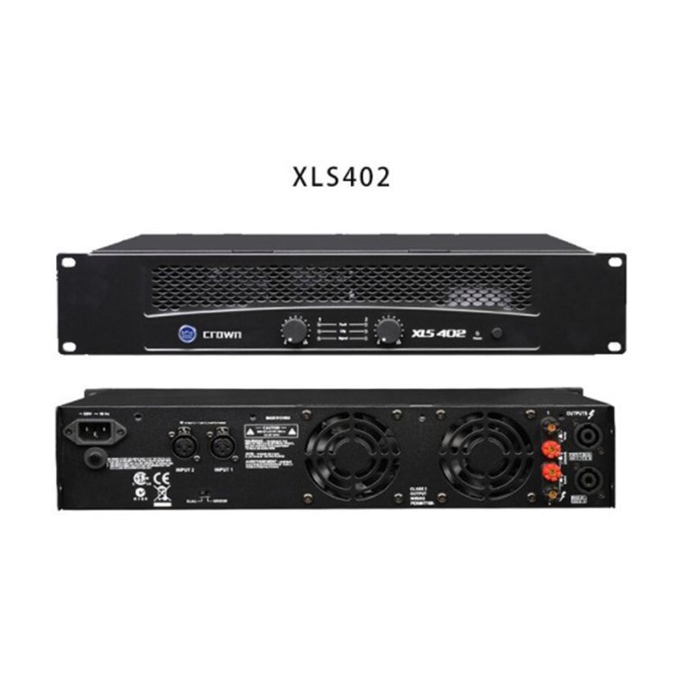 CROWN S402 数字模拟功率放大器 220v-240v额定电压 后级专业功放
