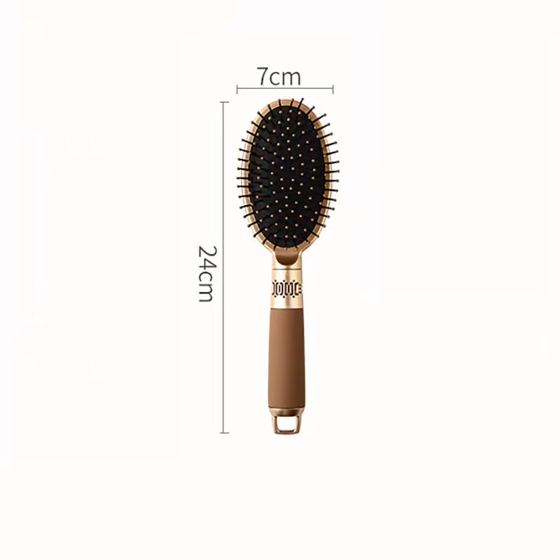 Glam, Shiny Style Glam Shiny Oval Plastic Hair Comb