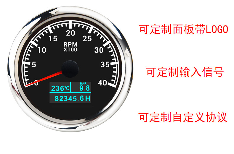 SPR cross-border dedicated car tachometer multi-function instrument modification tachometer 0-4000rpm