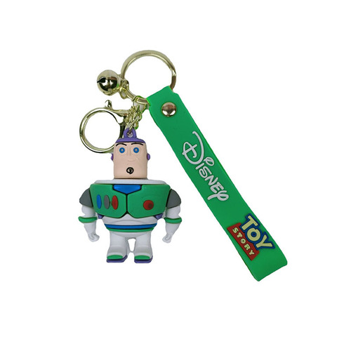 Cross-border Toy Story keychain bag pendant Buzz Lightyear Strawberry Bear three-dimensional doll key pendant