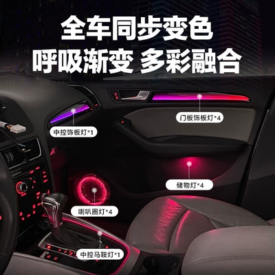 Car Ambient Lighting: Panel (Dashboard) işıqlandırması