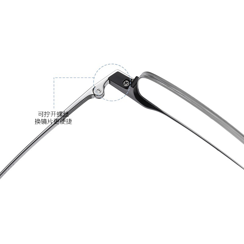 2022 nuevo miopía gafas hombres yj2012 aluminio magnesio moda gafas marco desmontable tornillo puro titanio gafas marco mujeres