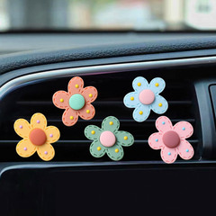 Flower Car Air Vent Decor Clip Car Air Conditioner Accessory Ornament Creative In-Car Decorative Item Car Accessory Supply