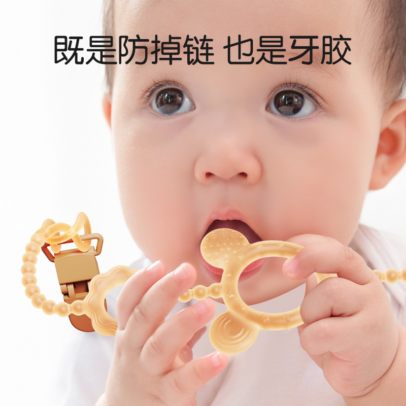 新型の赤ちゃんのシリカゲルのチェーンが取れないようにします。食品級の子供の乳首はチェーンをなくしないようにします。|undefined