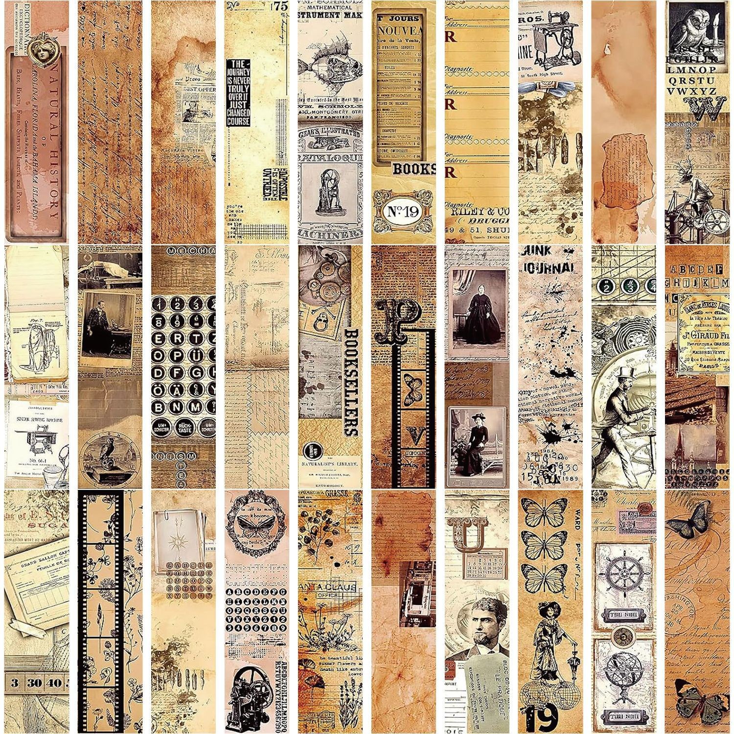 Micro-tinta, una variedad de estilos, marcadores, dibujos animados avanzados, arte antiguo, bricolaje, registros de lectura para estudiantes, marcadores exquisitos en papel