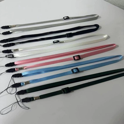 Ремешок с двойной пряжкой 1 см шейный ремешок вентилятора двойной ремешок с пряжкой для самолета съемный регулируемый длинный и короткий ремешок