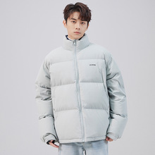 冬季新款新国标羽绒服男士美式立领加厚保暖面包服日系外套