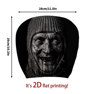 Universal seat cover Decorative Protective Cover - 08-double-sided-printing-1pc-26cm28cm