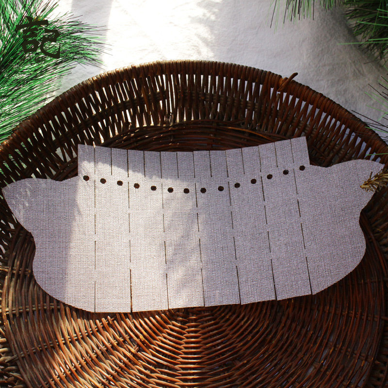 带褶猫头古法diy端午节自己做手工香囊古法荷包创意礼品爱 软硬衬