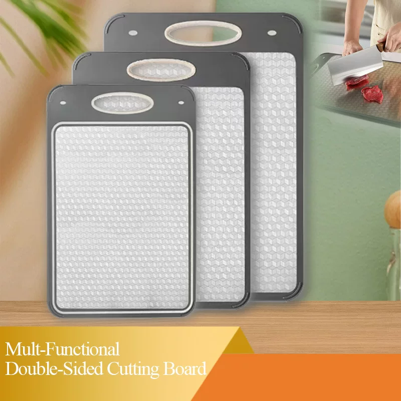 Double-sided cutting board stainless steel, Amazon, 3D
