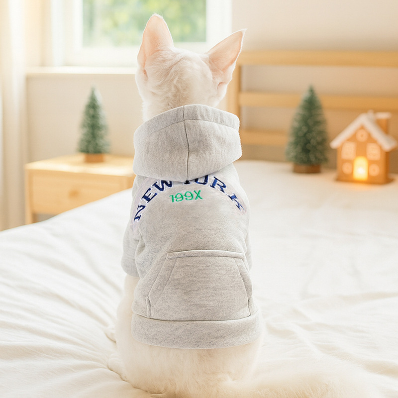 Petcircle Pet Dog and Cat Clothes Small Dog Autumn and Winter Letter Hoodie Collection