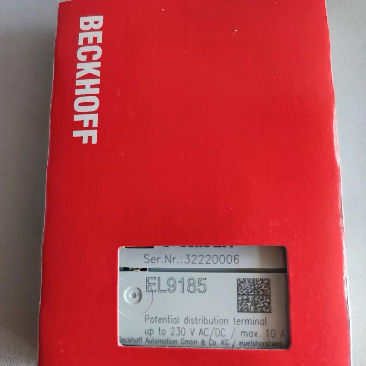 倍福 EL9185  EL9186  EL9187  EL9188  EL9189 现货包邮实物议价