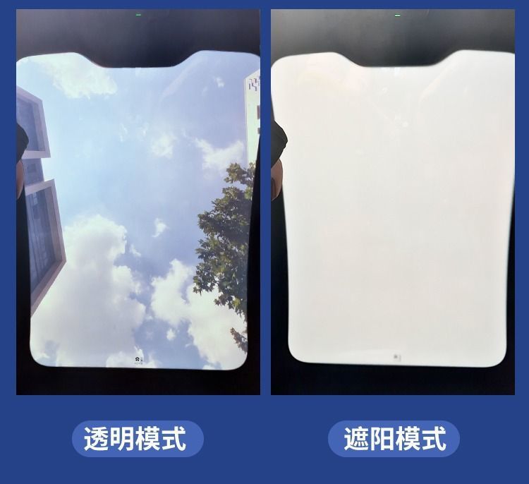 Automotive Dry-Adhesive Electrochromic Switchable Smart Pdlc Window Tint Film Intelligent Electro-Controlled Film